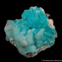 Adamite (Cuprian and REE-enriched) with Smithsonite - image 3