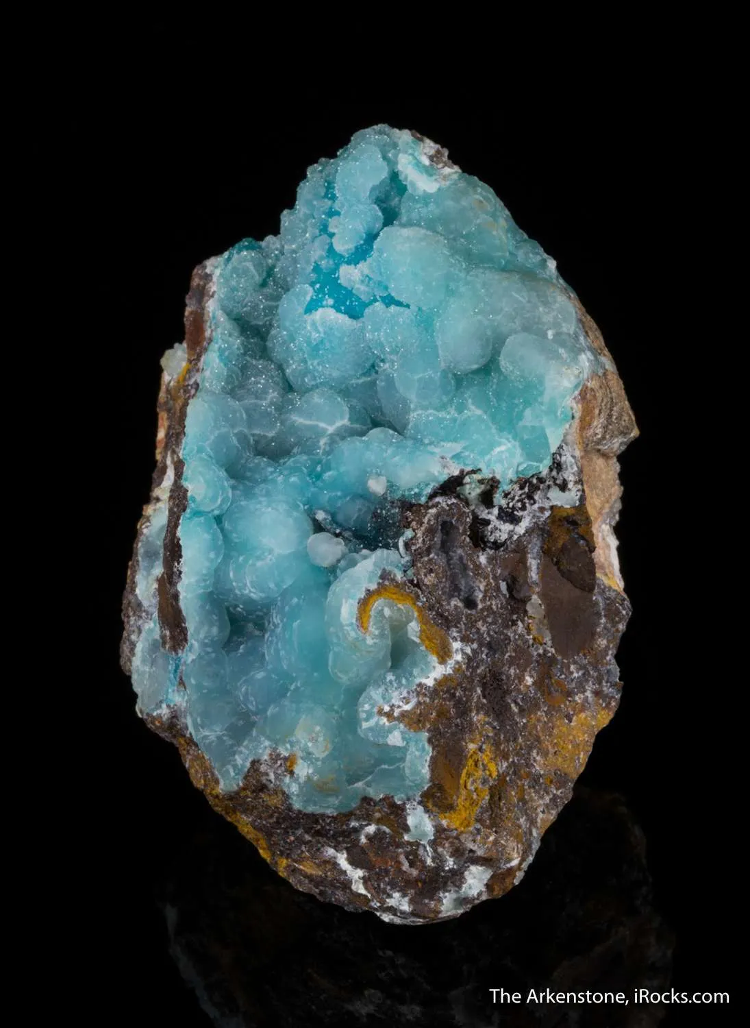 Adamite (Cuprian and REE-enriched) with Smithsonite - image 2
