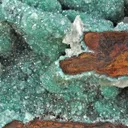 Adamite (Cuprian) & Calcite - image 3