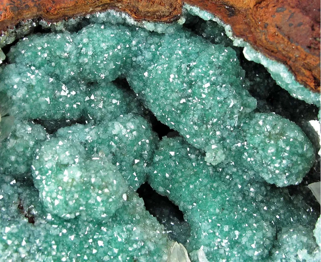 Adamite (Cuprian) & Calcite - image 2