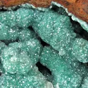 Adamite (Cuprian) & Calcite - image 2
