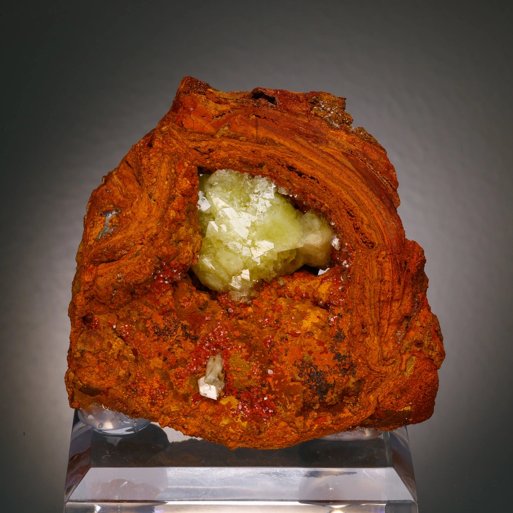 Adamite from Ojuela Mine, Mapimí, Durango, Mexico image