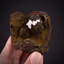 Adamite in Limonite pocket - image 2