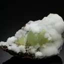 Adamite on Aragonite - image 1