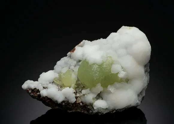 ADAMITE on ARAGONITE - image 1