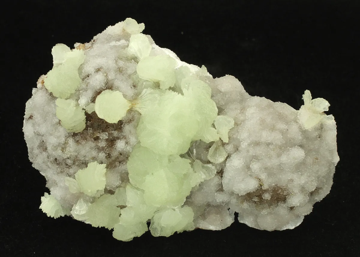 Adamite on Calcite - image 1