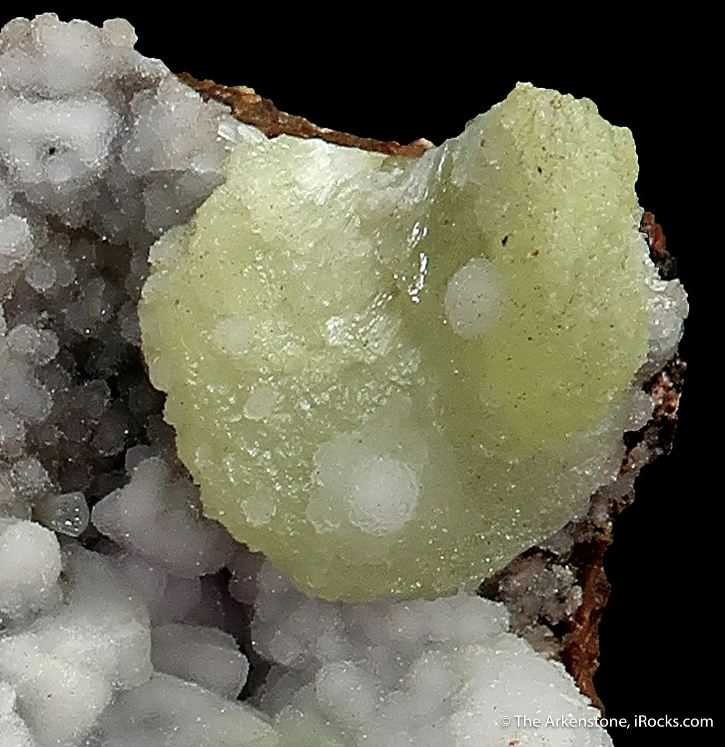 Adamite on Calcite - image 5