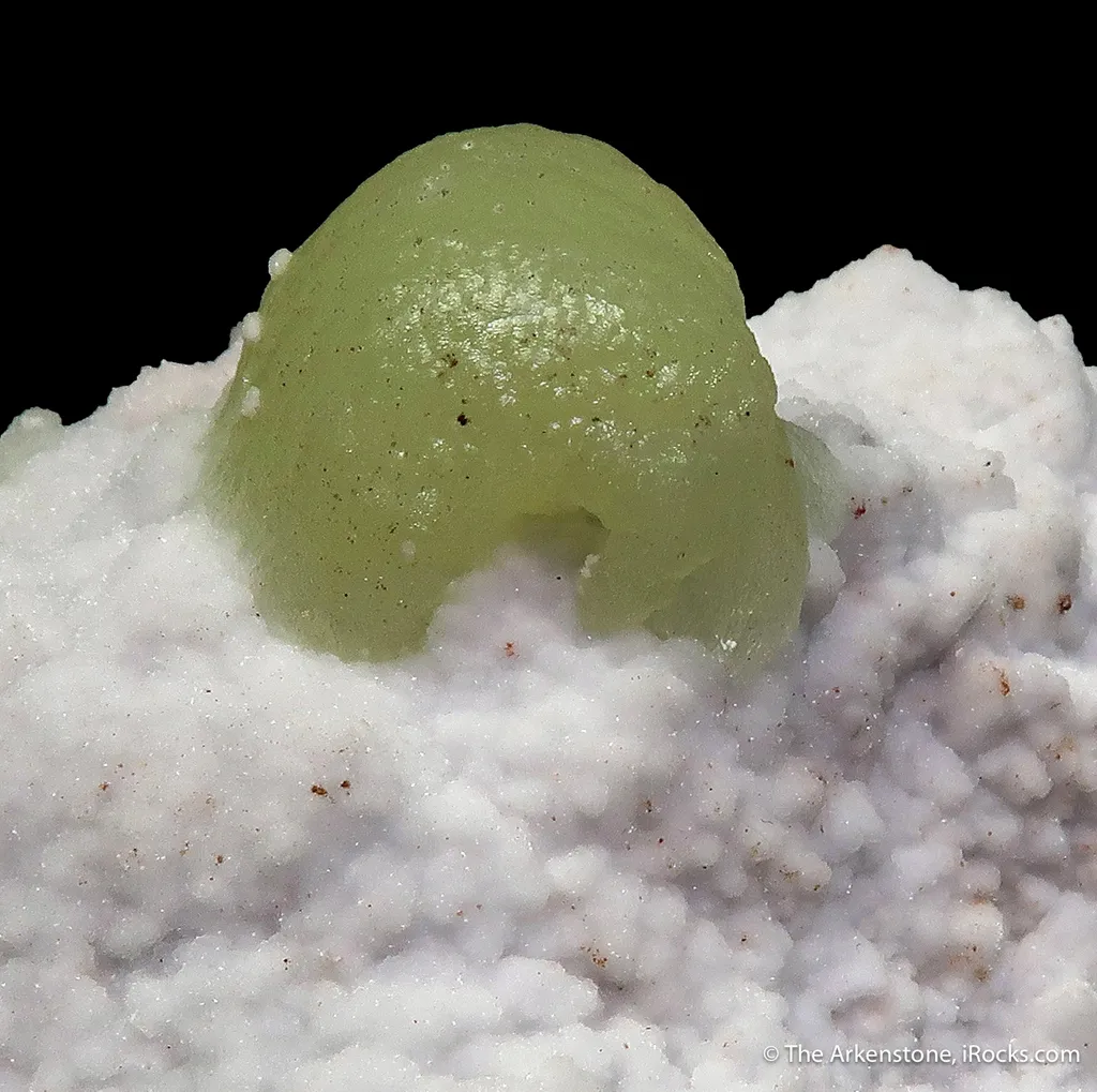 Adamite on Calcite image