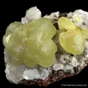 Adamite on Calcite - image 3