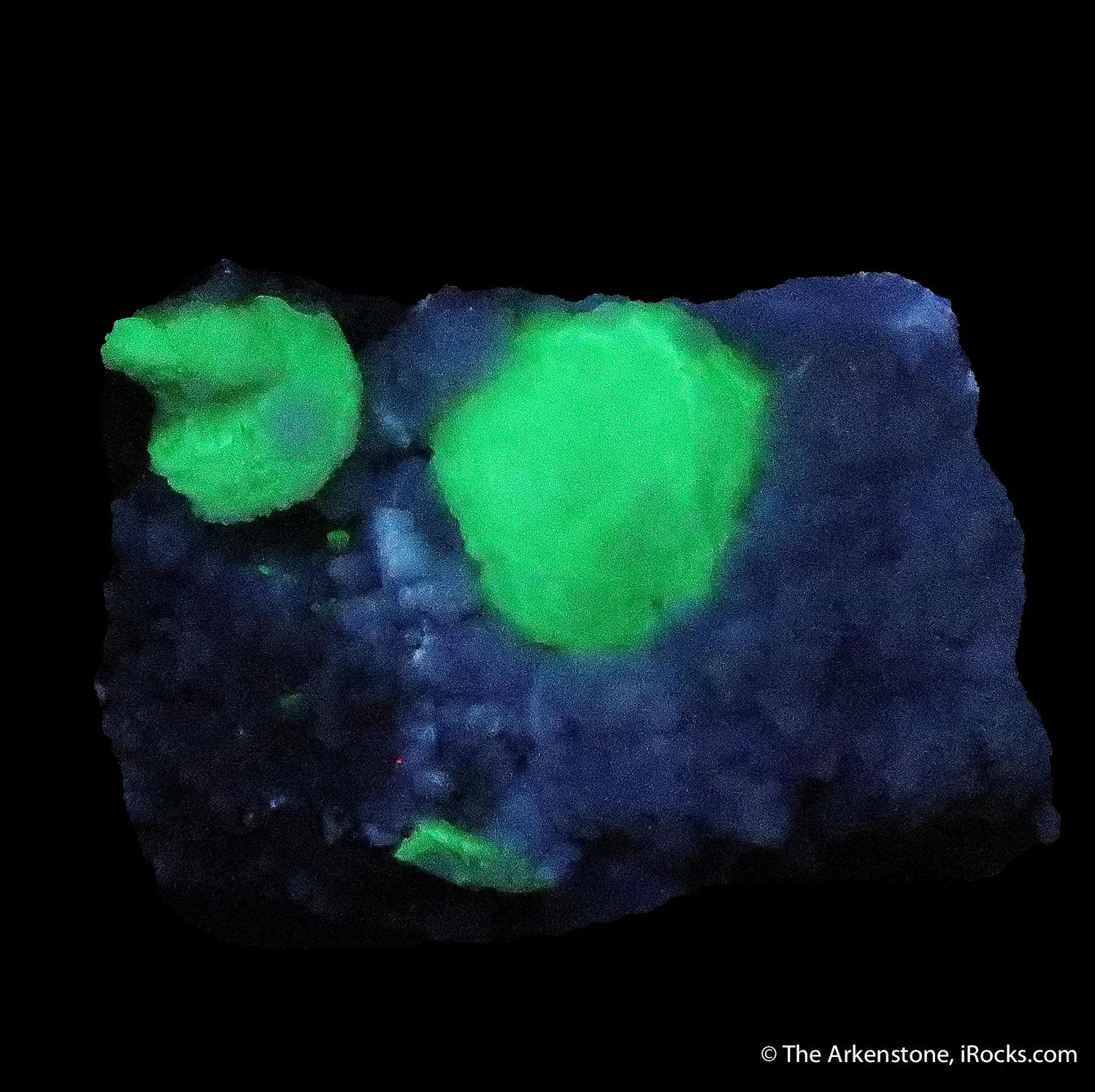 Adamite on Calcite - image 4