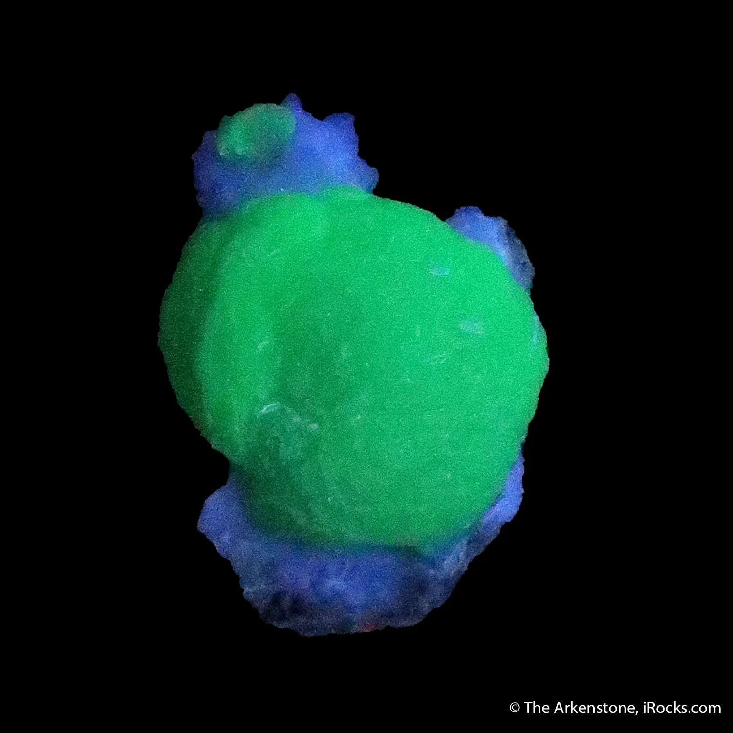 Adamite on Calcite - image 4