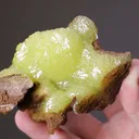 Adamite on Legrandite cast - image 2