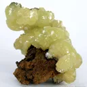 Adamite on Limonite - image 1