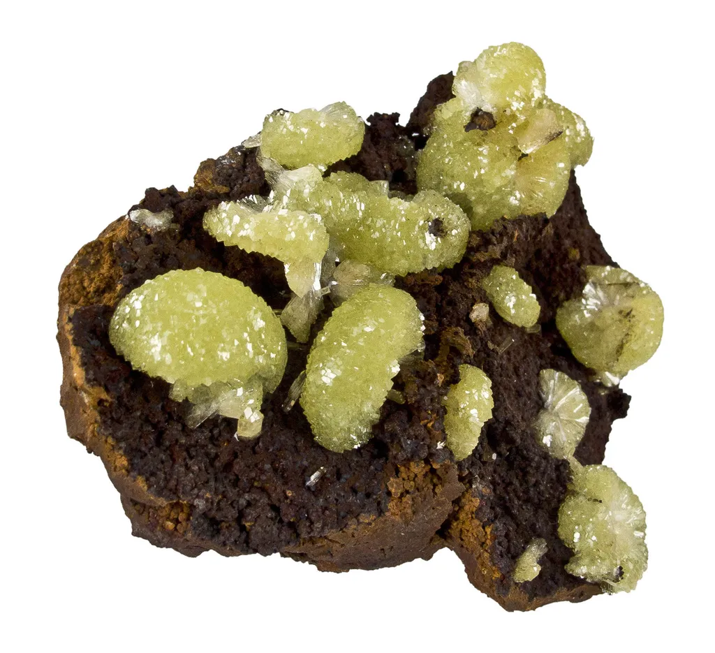 Adamite on Limonite - image 5