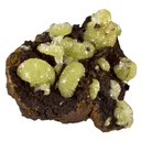 Adamite on Limonite - image 5