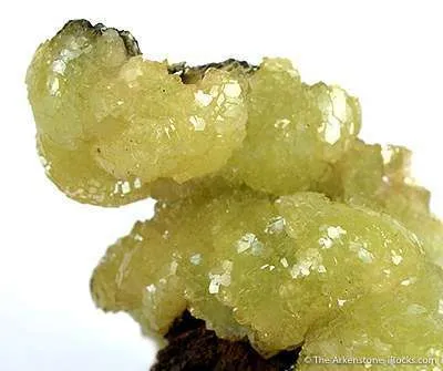 Adamite on Limonite - image 2