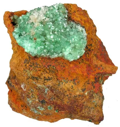 Adamite (Var: Cuprian Adamite) image