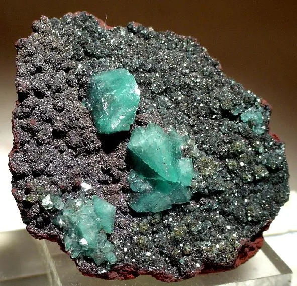 Adamite (Var: Cuprian Adamite) image
