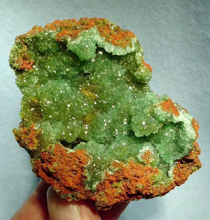 Adamite (Var: Cuprian Adamite) image