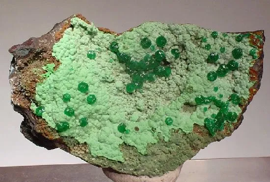 Adamite (Var: Cuprian Adamite) image