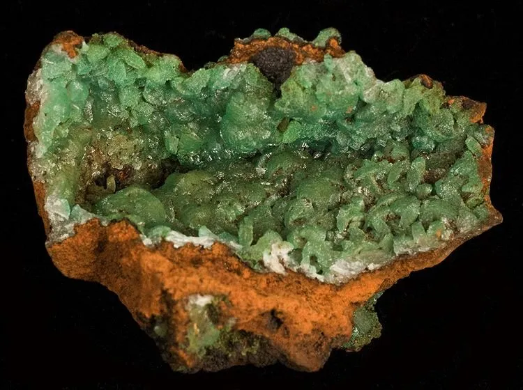 Adamite (Var: Cuprian Adamite) image