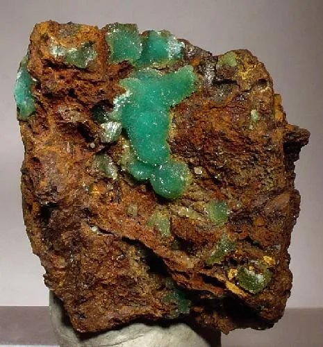 Adamite (Var: Cuprian Adamite) image