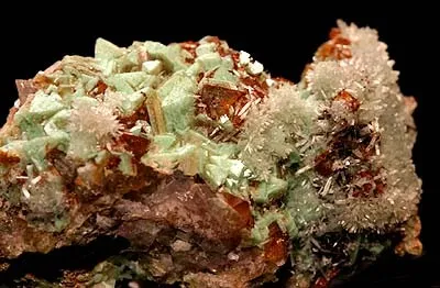Adamite (Var: Cuprian Adamite), Adamite (Var: Cobaltoan Adamite), Willemite - image 2