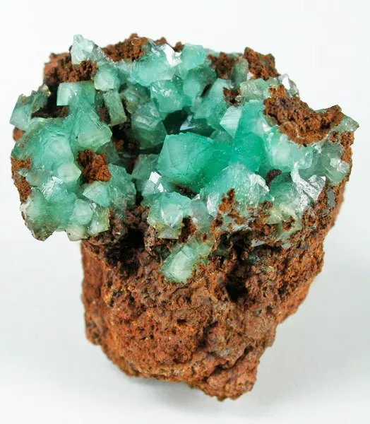 Adamite (Var: Cuprian Adamite) image