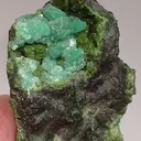 Adamite (Var: Cuprian Adamite), Olivenite - image 1