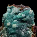 Adamite (var. cuprian and REE) with Smithsonite - image 3