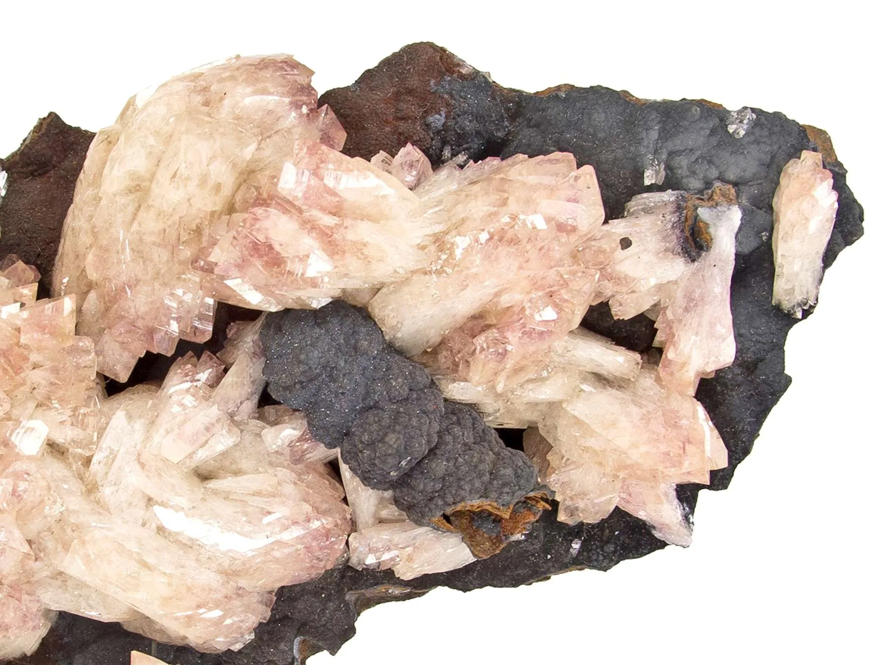 Adamite Var. Manganoan on Goethite - image 3