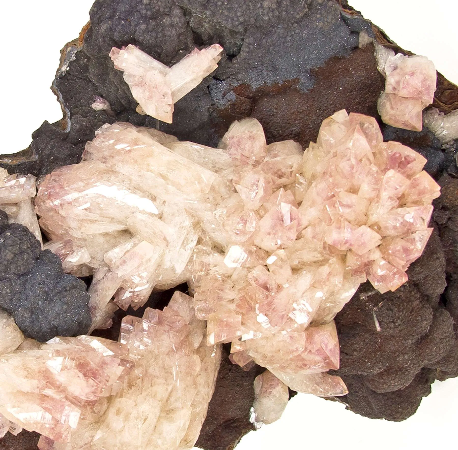 Adamite Var. Manganoan on Goethite - image 4