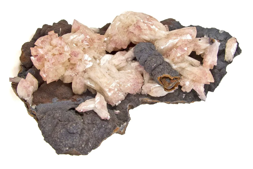 Adamite Var. Manganoan on Goethite image