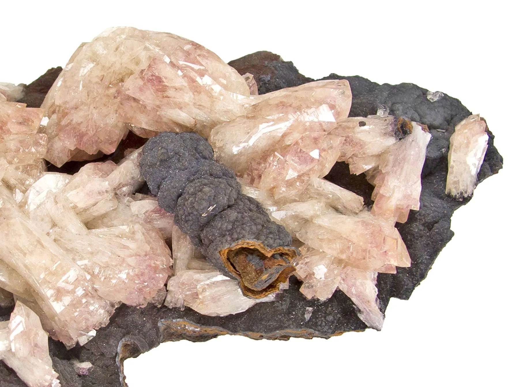 Adamite Var. Manganoan on Goethite - image 5