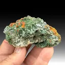 Adamite with Calcite - image 1