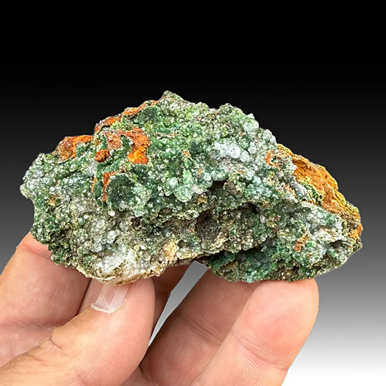 Adamite with Calcite - image 1