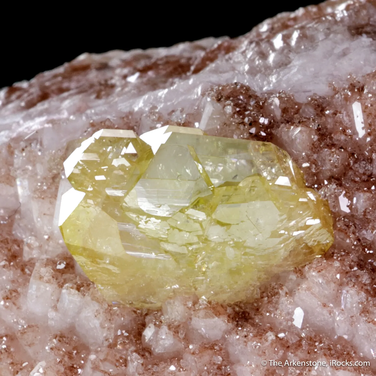 Adamite with Calcite - image 3