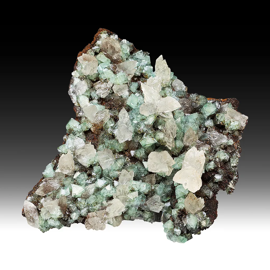 Adamite with Calcite image