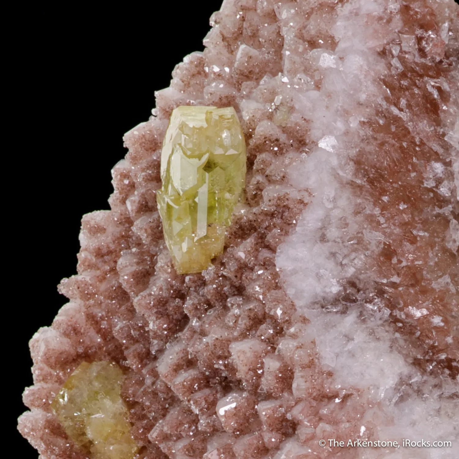 Adamite with Calcite - image 4
