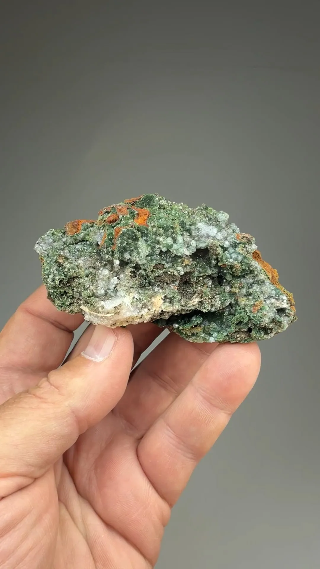 Adamite with Calcite - image 2