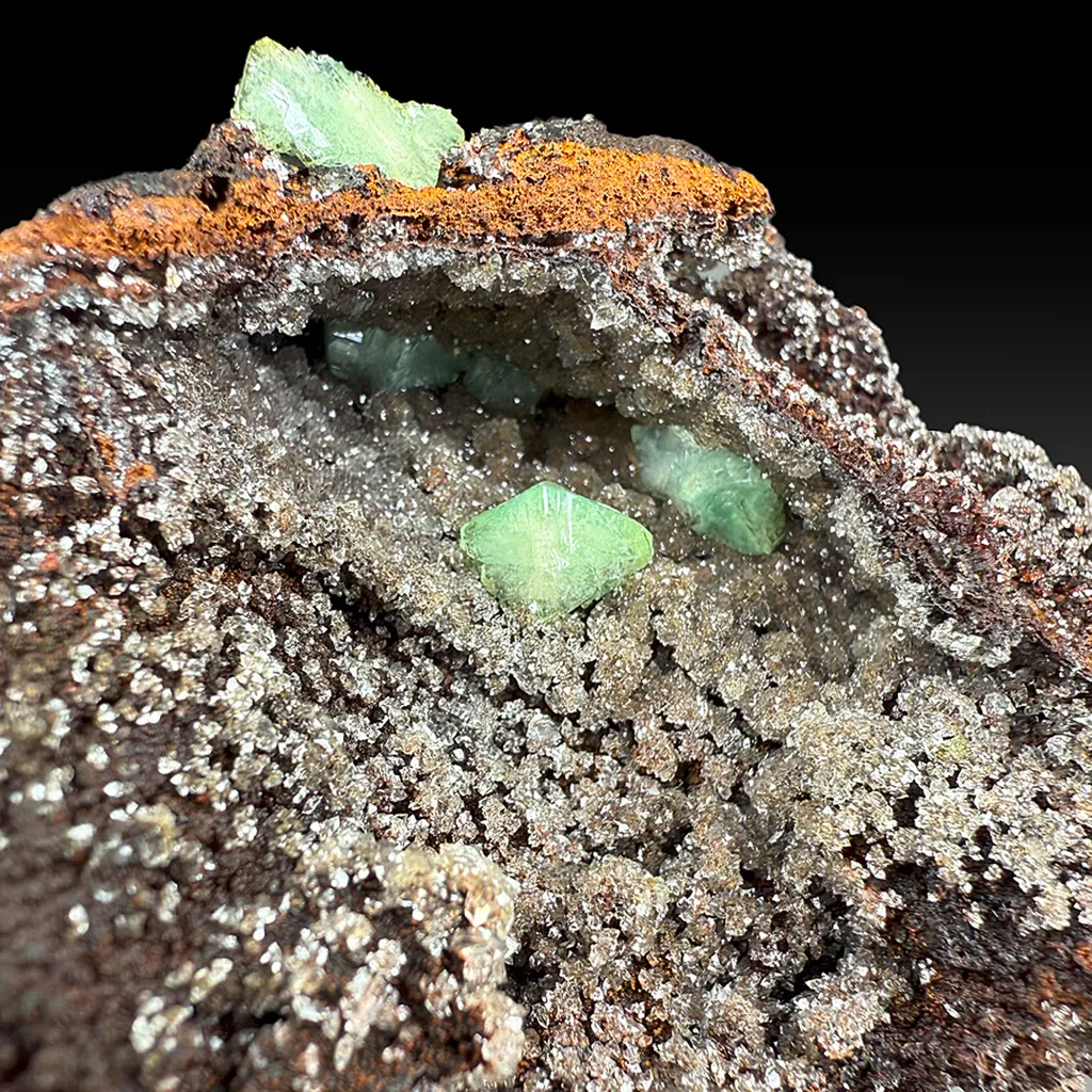 Adamite with Calcite image
