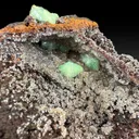 Adamite with Calcite - image 1
