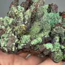 Adamite with Conichalcite on Goethite after Calcite - image 2