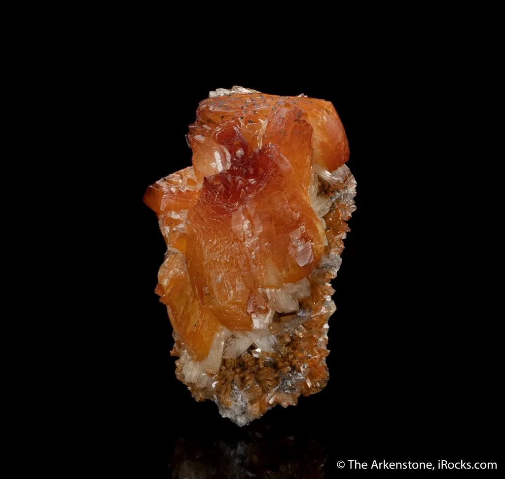 Adamite with Hematite - image 2