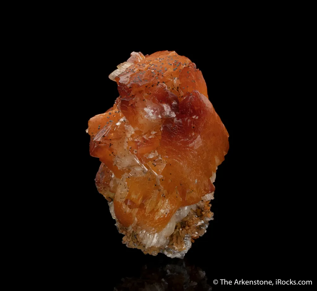 Adamite with Hematite - image 3