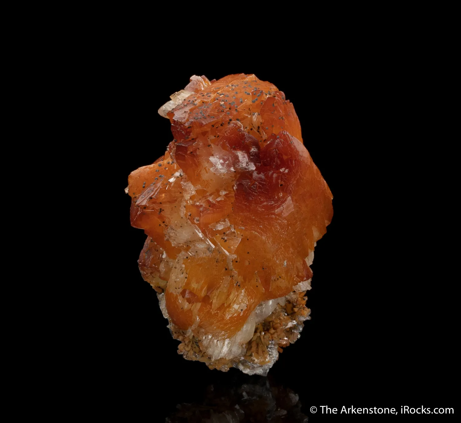 Adamite with Hematite - image 3