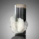 Afghan Double Terminated Tricolor Tourmaline Crystal, Tourmaline with Cleavelandite Albite - image 1