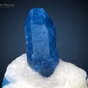 Afghanite Crystal on Calcite from Afghanistan - image 3