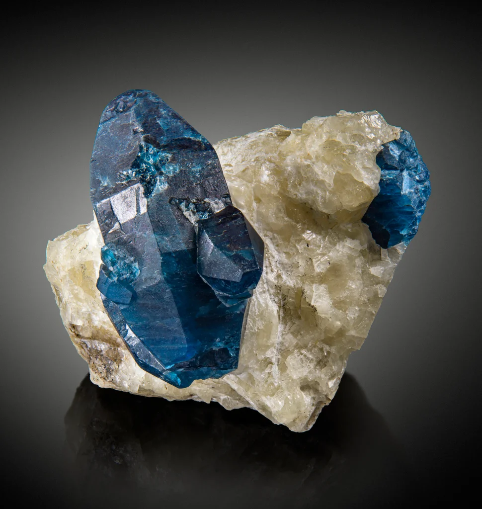 Afghanite from Sar-e-Sang, Kuran wa Munjan District, Badakhshan, Afghanistan image
