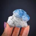 Afghanite with Calcite and Pyrite - image 2